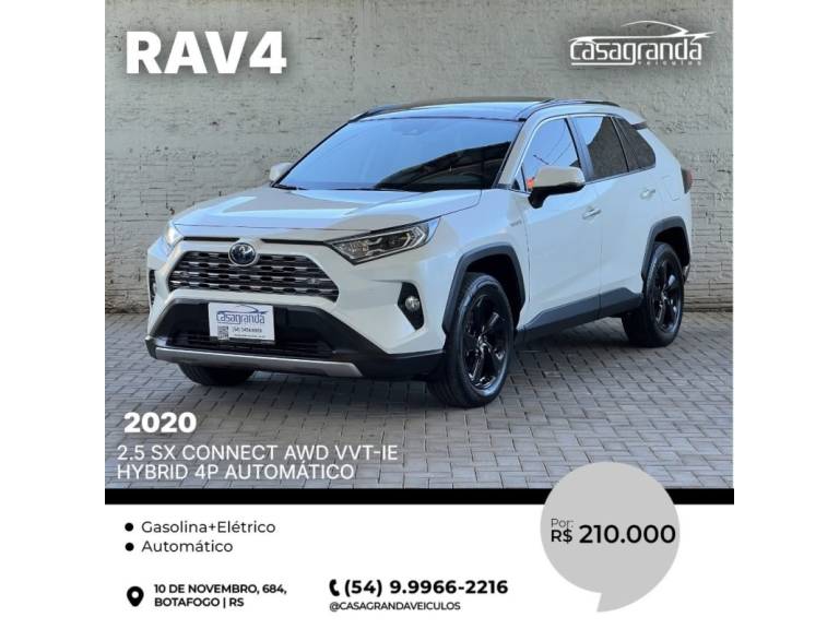 TOYOTA - RAV4 - 2020/2020 - Branca - R$ 210.000,00