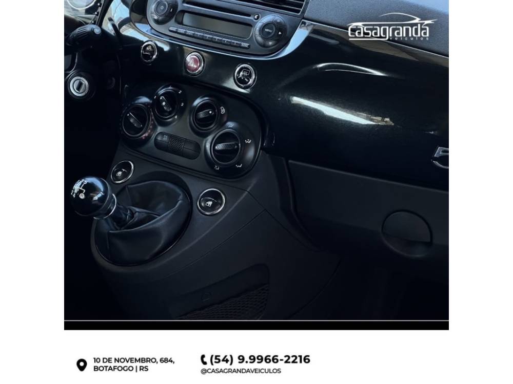 FIAT - 500 - 2011/2012 - Preta - R$ 46.000,00