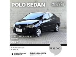 VOLKSWAGEN - POLO SEDAN - 2007/2007 - Preta - R$ 35.000,00