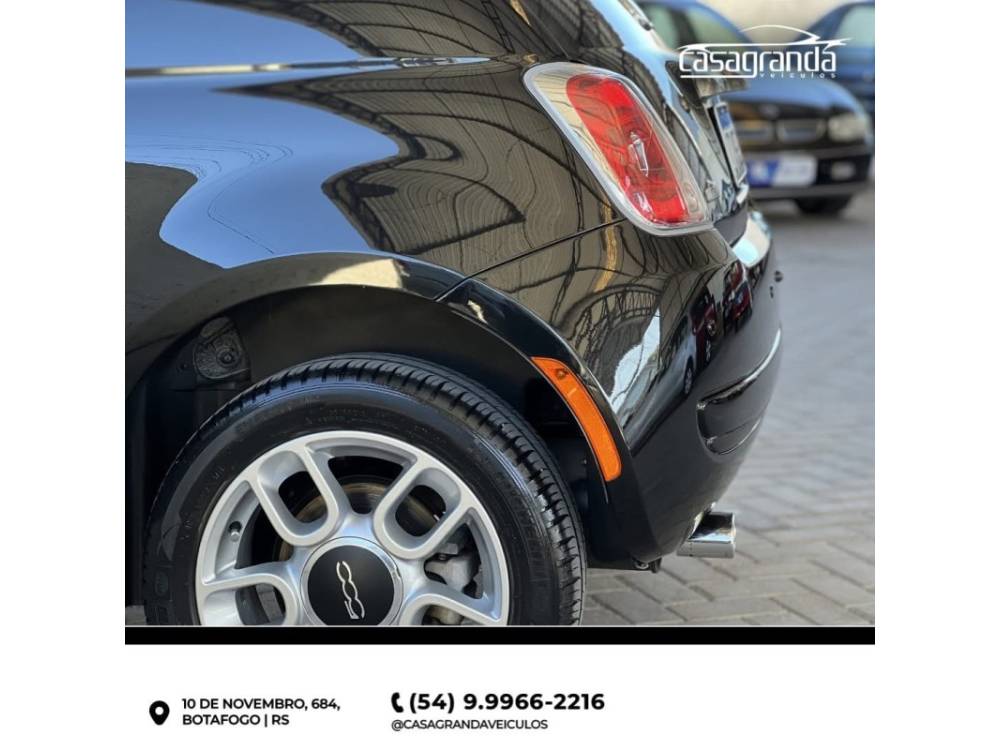 FIAT - 500 - 2011/2012 - Preta - R$ 46.000,00