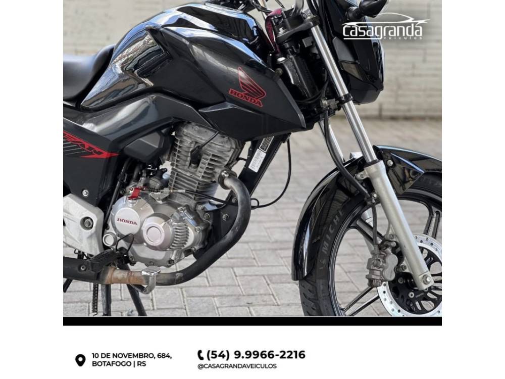 HONDA - CG 160 - 2017/2017 - Preta - R$ 14.000,00