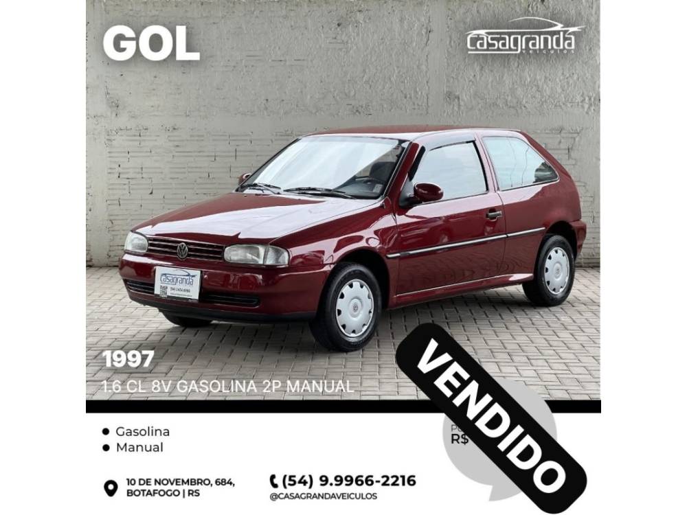 VOLKSWAGEN - GOL - 1997/1997 - Vermelha - Sob Consulta