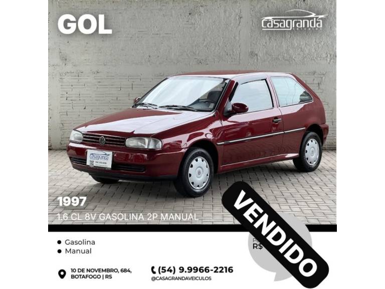 VOLKSWAGEN - GOL - 1997/1997 - Vermelha - Sob Consulta