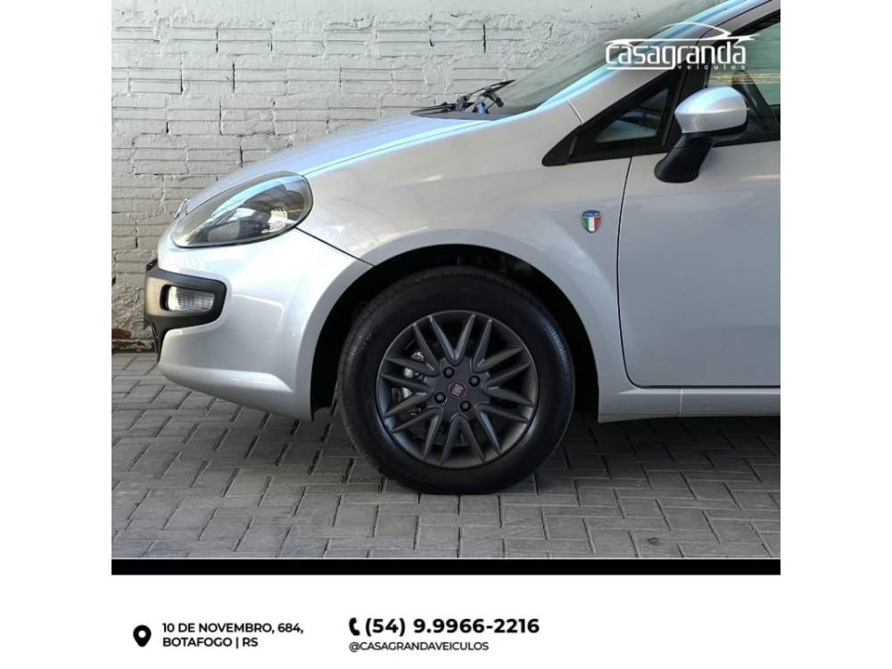 FIAT - PUNTO - 2012/2013 - Prata - Sob Consulta