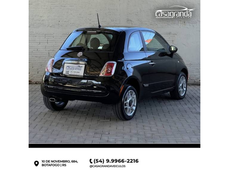 FIAT - 500 - 2011/2012 - Preta - R$ 46.000,00