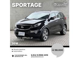 KIA MOTORS - SPORTAGE - 2015/2016 - Preta - Sob Consulta