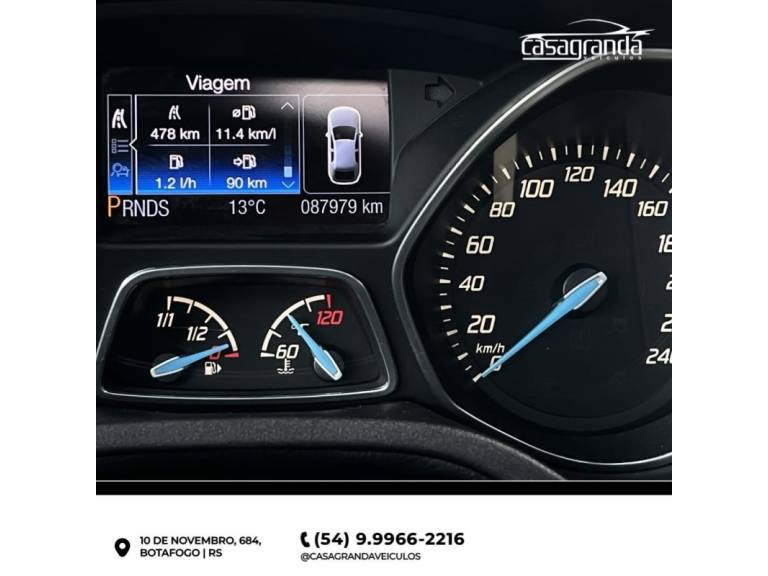 FORD - FOCUS - 2013/2014 - Azul - R$ 65.000,00