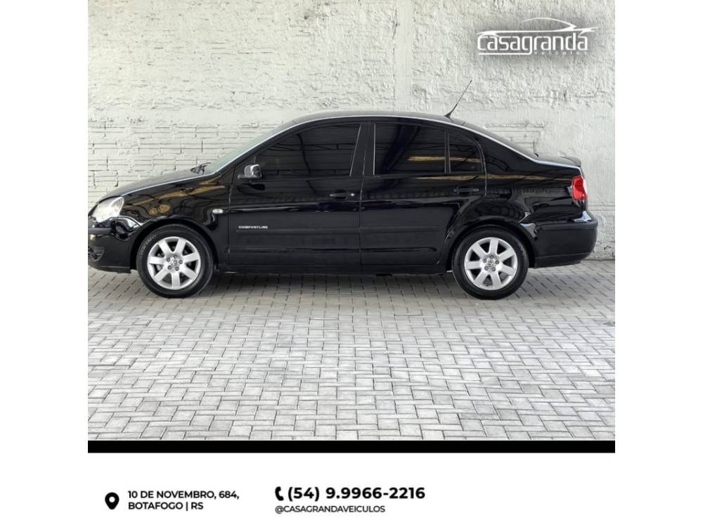 VOLKSWAGEN - POLO SEDAN - 2007/2007 - Preta - R$ 35.000,00