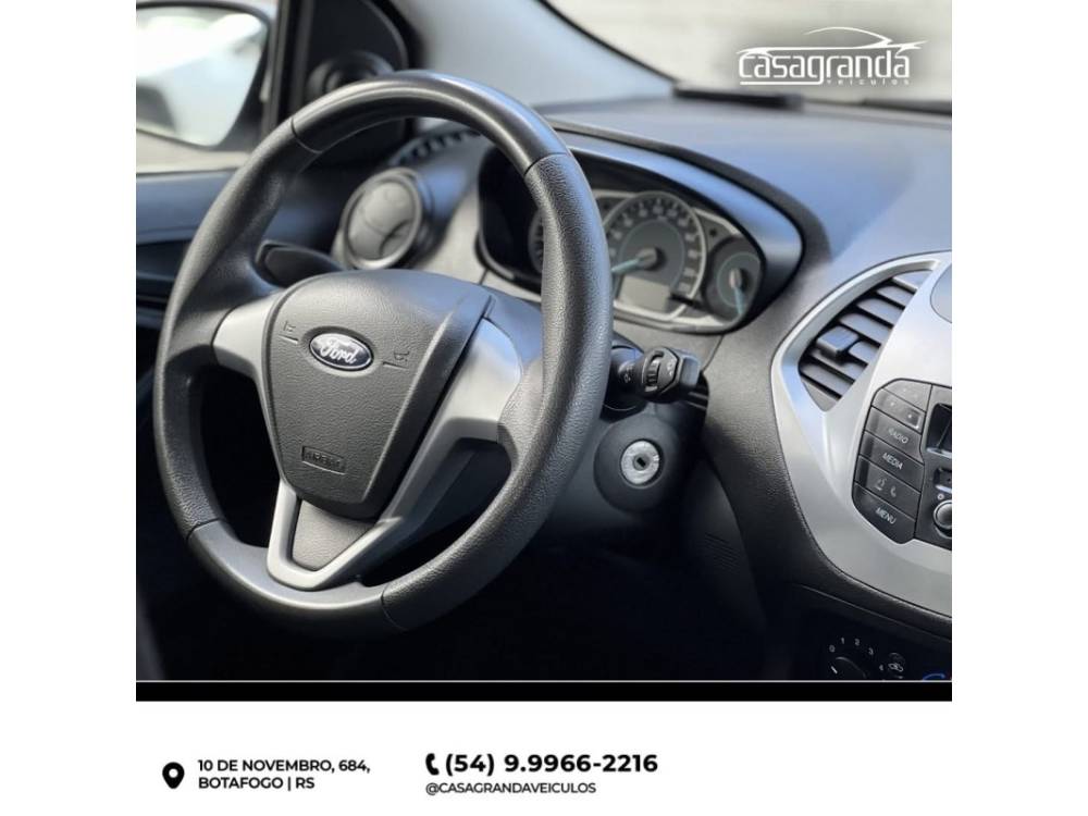 FORD - KA - 2015/2016 - Branca - R$ 45.000,00