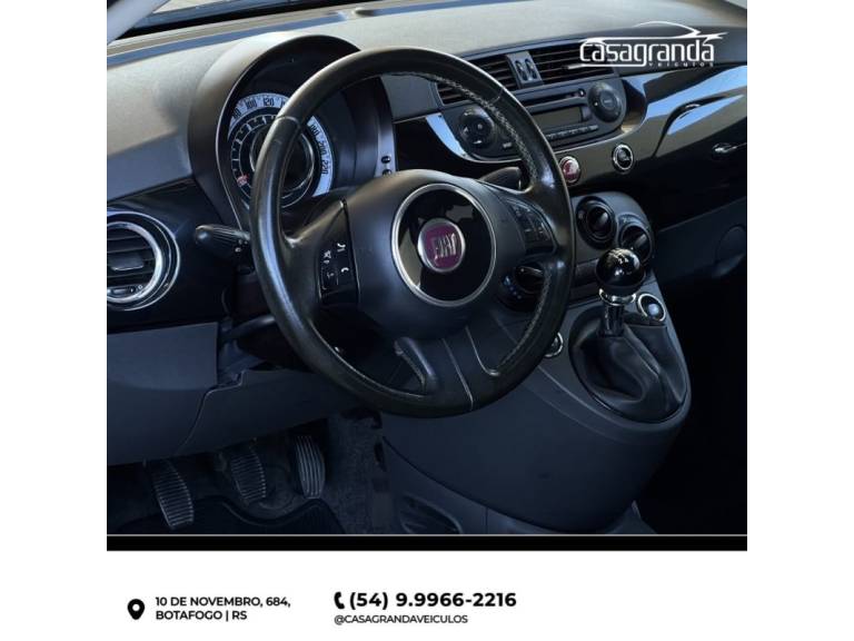 FIAT - 500 - 2011/2012 - Preta - R$ 46.000,00