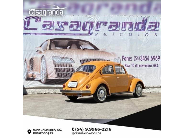 VOLKSWAGEN - FUSCA - 1975/1975 - Laranja - R$ 33.000,00