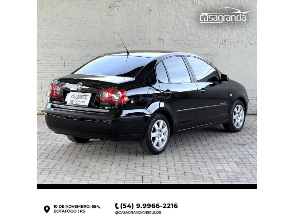 VOLKSWAGEN - POLO SEDAN - 2007/2007 - Preta - R$ 35.000,00