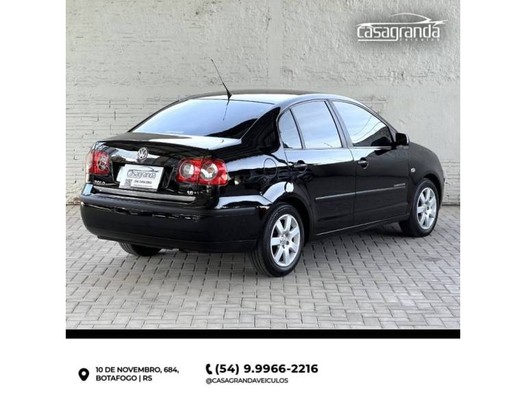 VOLKSWAGEN - POLO SEDAN - 2007/2007 - Preta - R$ 35.000,00